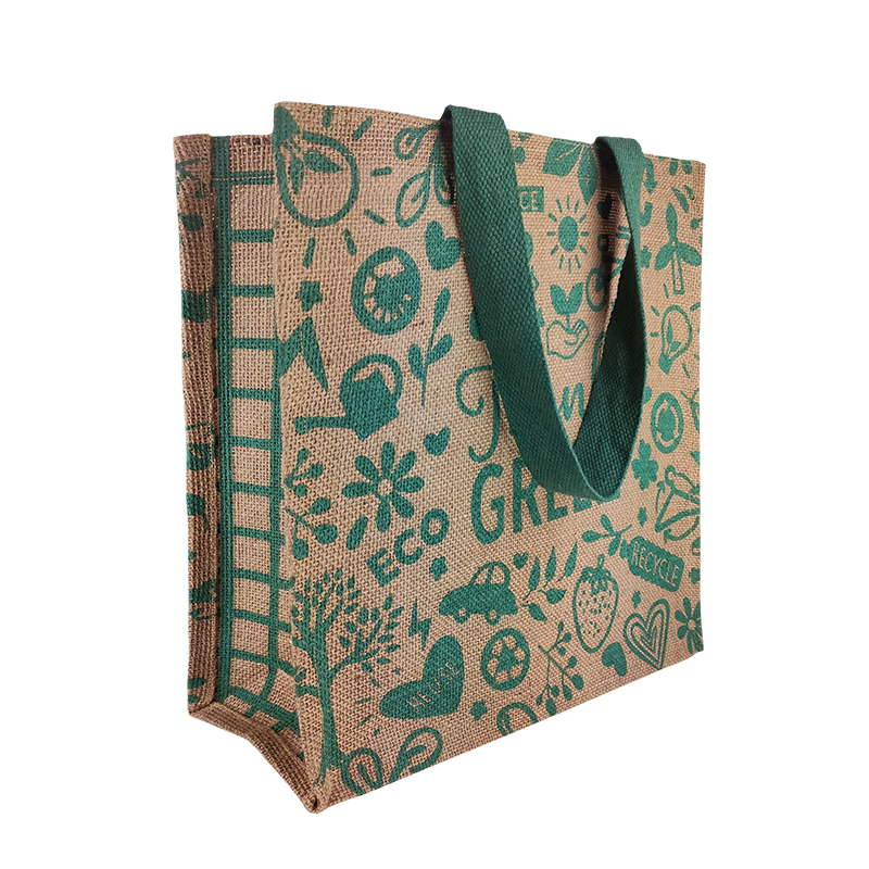 Bolsa yute Verde