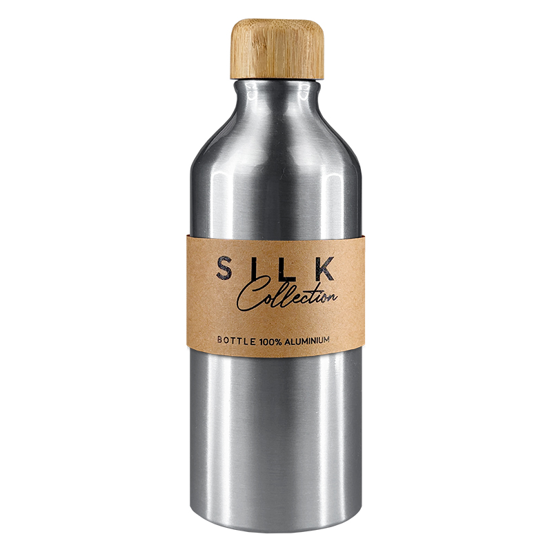 BOTELLA SILK ALUMINIO (PLATA)(600ML)