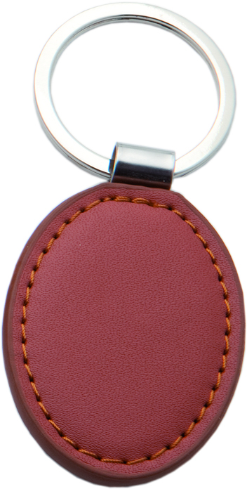 LLAVERO ESPEJO OVAL (ROJO)