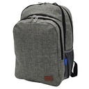 MOCHILA TRIPLE COMPARTIMENTO JEANS GRAY