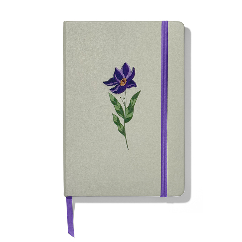 NOTEBOOK BORDADO (21BL) - SURTIDO EXPOSITOR 12PZS.