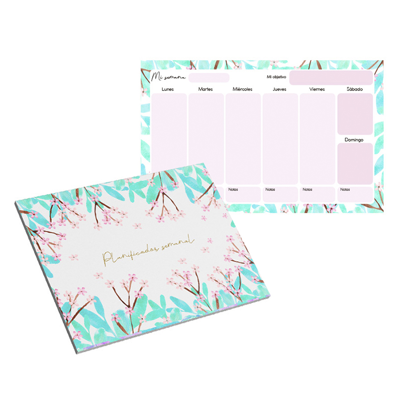 Planificador Semanal Cherry Blossom 