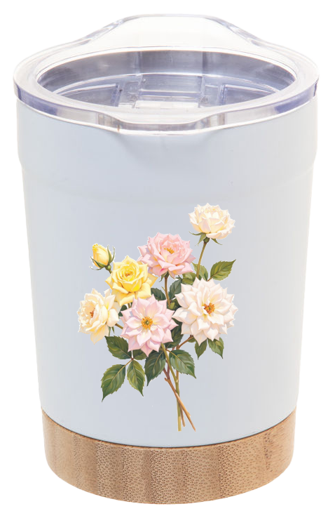 VASO TERMO BAMBÚ  350ML Crimson Bloom