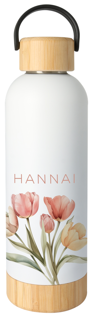 BOTELLA TERMO BAMBU 500ML Petals change 