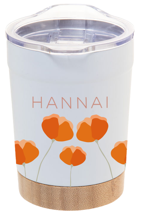 VASO TERMO BAMBÚ  350ML wildflowers