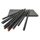 CAJA 12 LÁPIZ PIEDRA CRISTAL  COLORES SURTIDOS