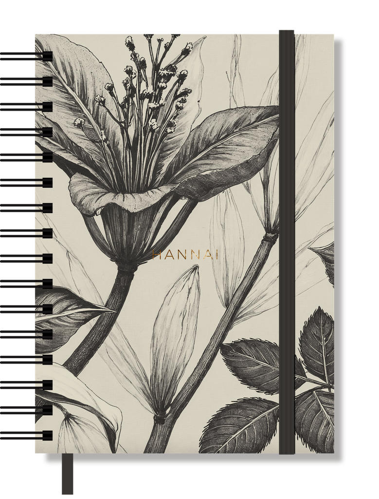 CUADERNO WIRE-O BOTANICAL