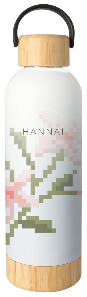 BOTELLA TERMO BAMBU 500ML PIXEL