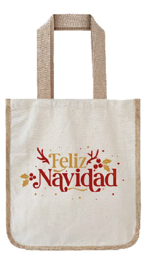 BOLSA DUO HANNAI CHRISTMAS FELIZ NAVIDAD