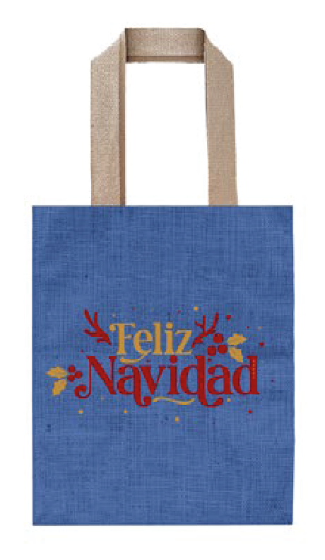 BOLSA FOODIE  HANNAI CHRISTMAS FELIZ NAVIDAD
