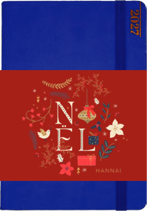 AGENDA LINE 21DZ 2027 HANNAI CHRISTMAS NOEL