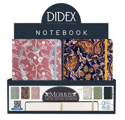 NOTEBOOK MORRIS (21BL) - SURTIDO EXPOSITOR 12PZS.