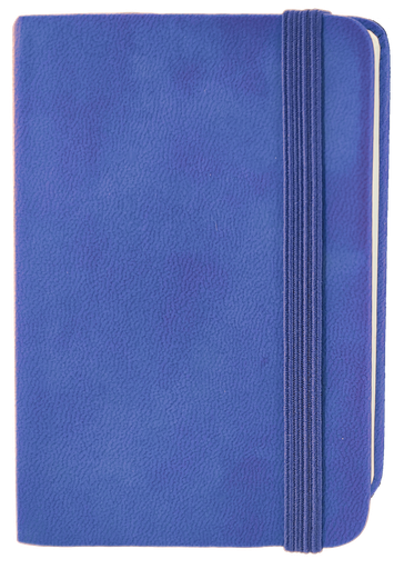 TARJETERO CON FORMA  NOTEBOOK AZUL      