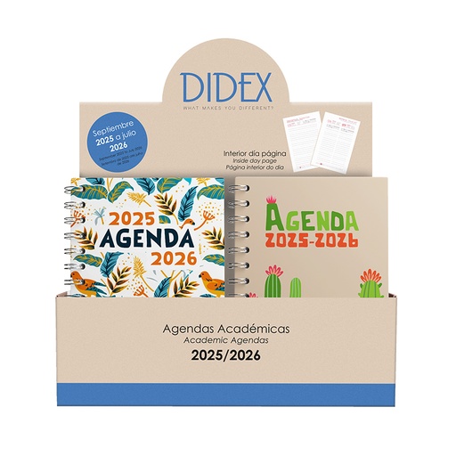 AGENDA ESCOLAR JUVENIL  DIDEX 2025-26