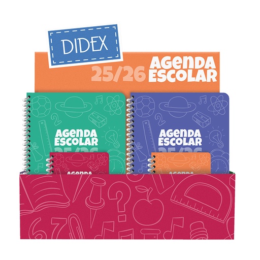 [23002766] DISPLAY AGENDAS ESCOLAR BB 2025-26