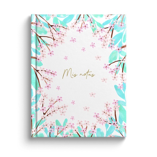 [H42] Cuaderno Book A5 Cherry Blossom