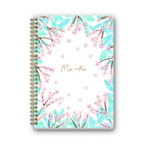 [H17] Cuaderno Wire-o A5 Cherry Blossom 