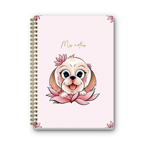 [H33] Cuaderno Wire-o A5 Lotus dog 