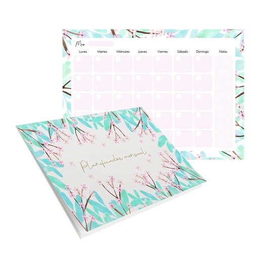 [H21] Planificador Mensual Cherry Blossom 