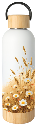 [25003276] BOTELLA TERMO BAMBU 500ML  Golden  Meadows 