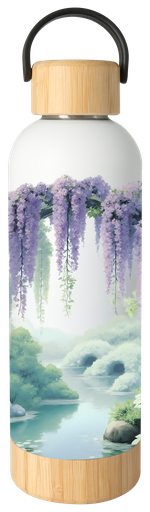 [25003286] BOTELLA TERMO BAMBU 500ML Wisteria Dreams