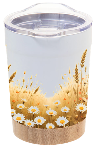 [25003288] VASO TERMO BAMBÚ  350ML    Golden  Meadows 