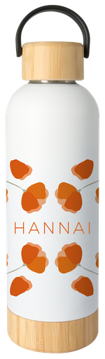 [25003428] BOTELLA TERMO BAMBU 500ML wildflowers
