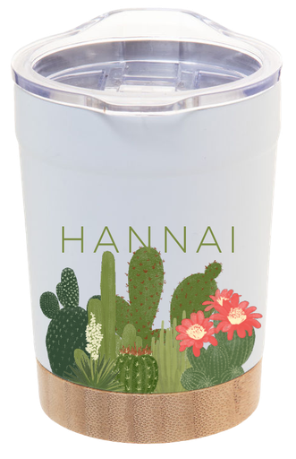 [25003432] VASO TERMO BAMBÚ  350ML Cactus 