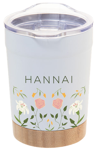 [25003434] VASO TERMO BAMBÚ  350ML Eterna bloms 