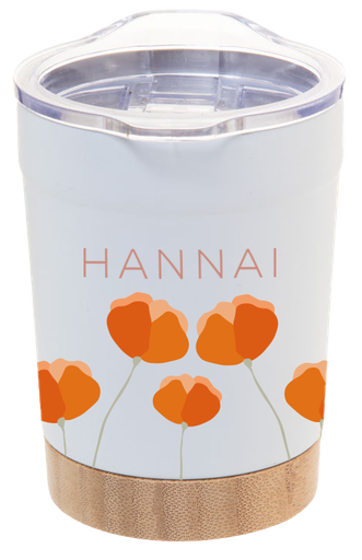 [25003440] VASO TERMO BAMBÚ  350ML wildflowers