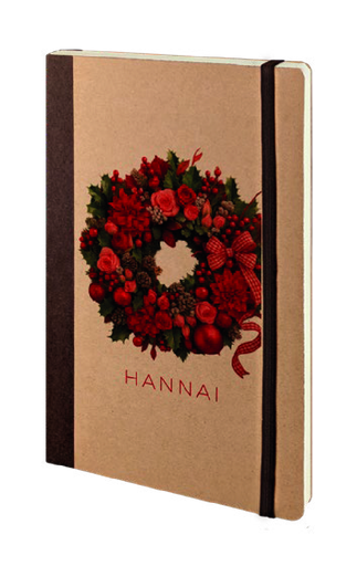 [25003665] NOTEBOOK NATURE 21BL  HANNAI CHRISTMAS CORONA