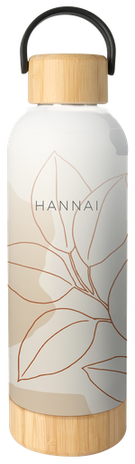 [25004134] BOTELLA TERMO BAMBU 500ML FICUS