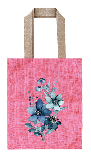 [25004316] BOLSA YUTE FOODIE BLUE FLOWER