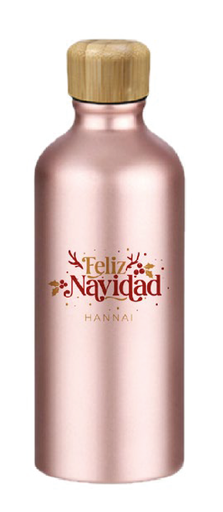 [25004763] BOTELLA SILK HANNAI CHRISTMAS FELIZ NAVIDAD