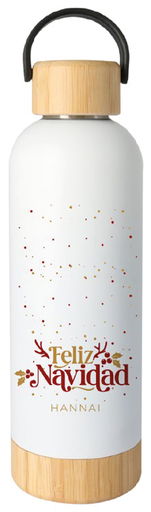 [25004769] BOTELLA TERMO BAMBU  HANNAI CHRISTMAS FN