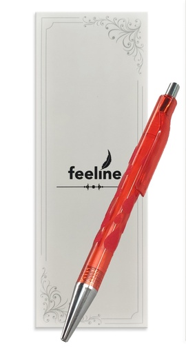 BOLÍGRAFO FEELINE CON ESTUCHE. TINTA AZUL